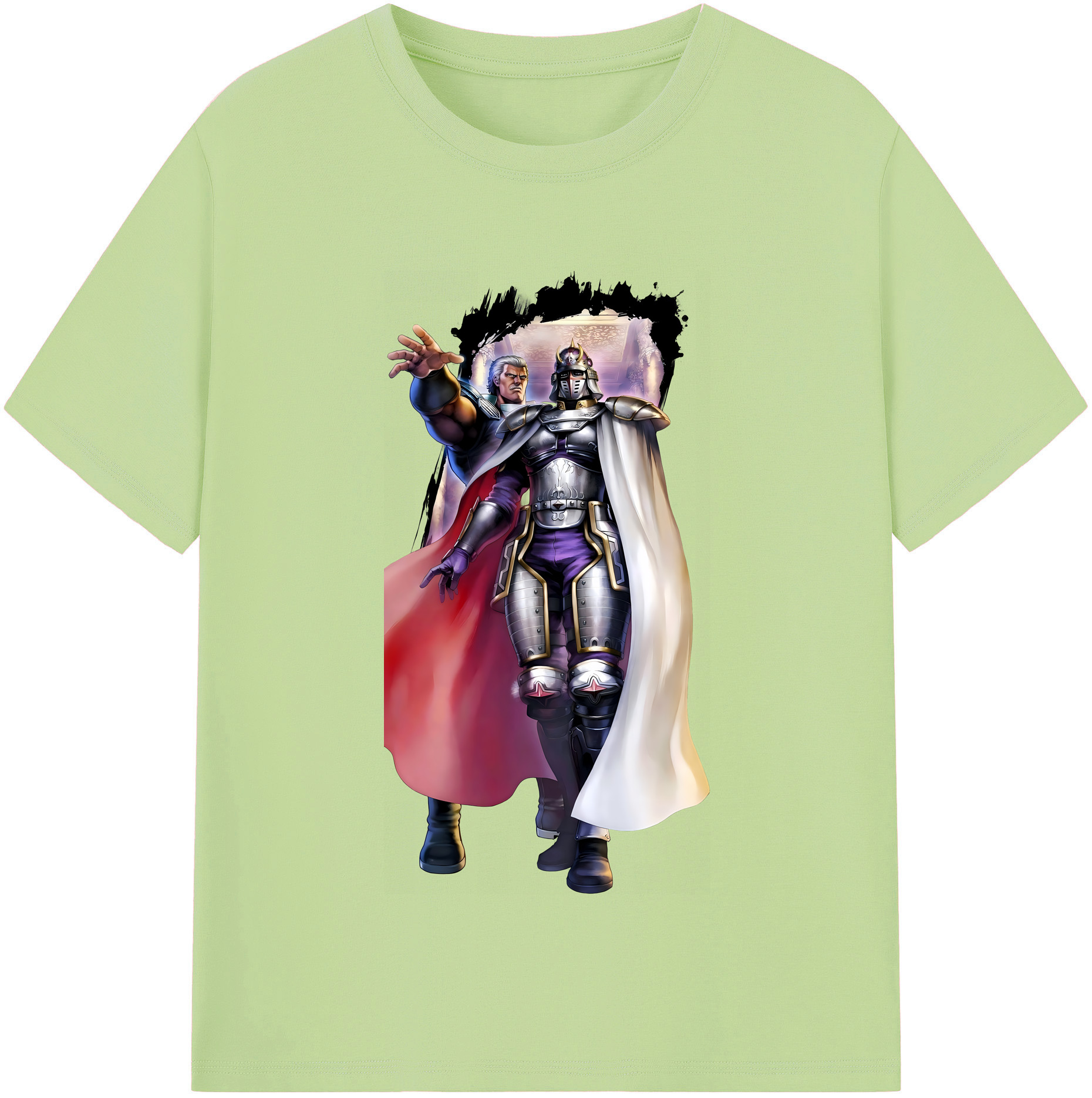 （画像用） 北斗の拳 Fist of the North Star 綿100％半袖Tシャツ（フロントプリント）